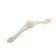 PC174, 96 mm handle, white color with gold