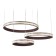 LED LED suspension with a remote control Ambrella Light, Original, Fa6162, LED, 79 W, 5925LUM, 3000-6400K, Coffee color