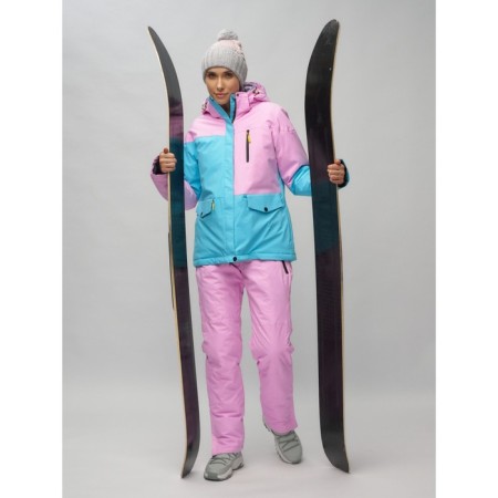 Ski suit, size 42, purple color-1