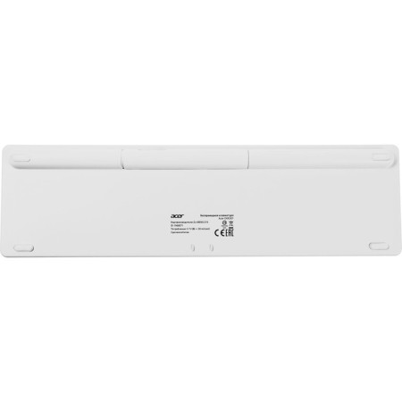 Keyboard Acer OKR301 White/silver USB wireless BT/Radio Slim Multimedia (ZL.KBDE 106689-6