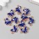 Decor for creativity plastic for metal "Butterfly from the evil eye" set of 10 pcs 1.1x1.7 cm