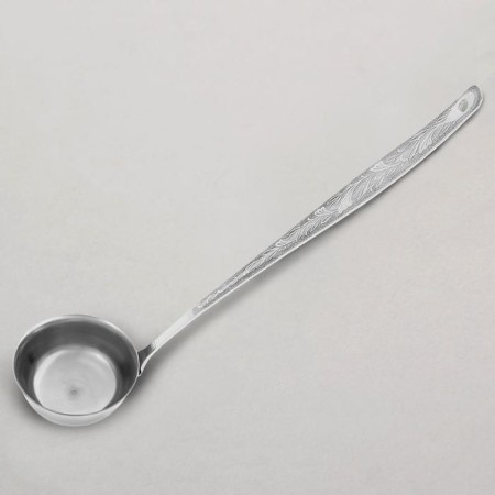 Litinel for compote "Uralochka", 50 ml, thickness 2 mm, handle length 21.7 cm, silver color