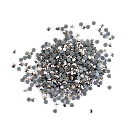 TNL plastic rhinestones, No. 4 Silver stone, 1440 pcs-1