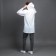 Rawlands adult shortened "freedom", buttons, white color, size 42-48