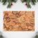Wooden postcard "Merry Christmas and New Year!" deer 8.2 x 11.5