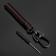 Key keychain, loop leather PU with carbine, skin PU