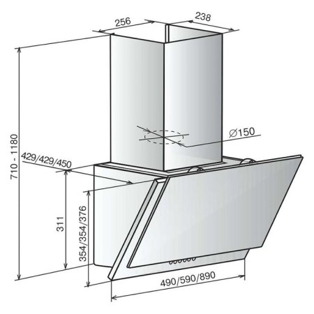 Elikor Elikor "Rubin" S4 60P-700-e4g, inclined, 700 m3/h, 4 speeds, anthracite/black-1