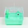 Cell for rodents "Pijon", 31 x 24 x 17 cm, green