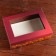 Gift box, with a window, the Christmas team, 24 x 17 x 8 cm