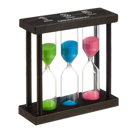 Sanding clock "CALT", for 1, 3, 5 minutes, 3 x 9 cm-9