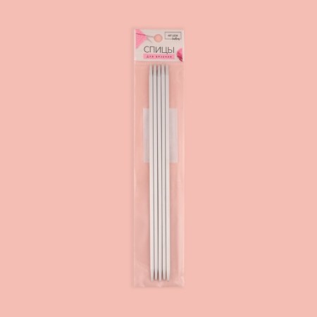 Knitting knitting needles, stimulus, with Teflon coating, d = 3.5 mm, 20 cm, 5 pcs-3