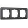 Frame for 3 posts WL12-FRAME-03 color graphite color, Material plastic