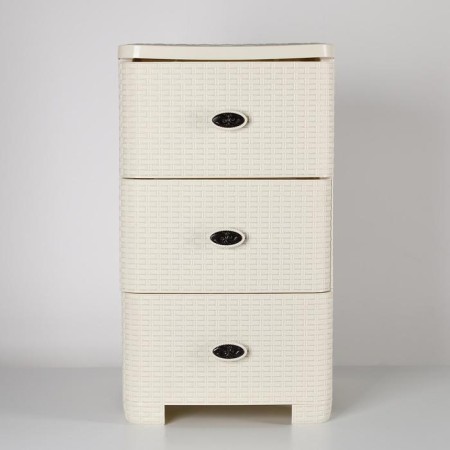 Loskod 3-sector "braid", ivory color-1