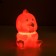 Nightnik "chicken" LED from batteries white 6x6x6 cm Risalux