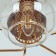 Ceiling chandelier Arte Lamp Manchester A7045PL-6BK, E14, 6x40 W, 68x68x26 cm, black, copper