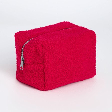 Lightning cosmetic bag, Textura, red color-2