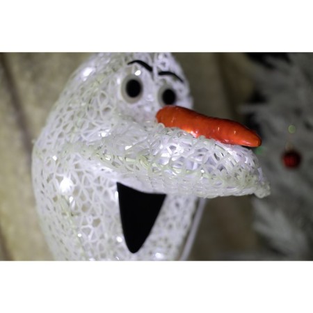 LED figure "Snowman Olaf", 50 × 80 × 40 cm, 30 W, 220 B-2