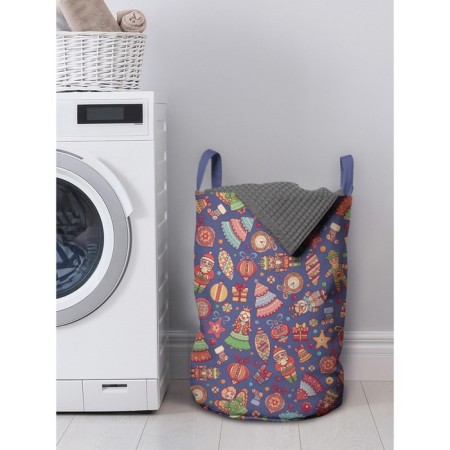 Basket for storing things "Retro toys", size 35x50 cm