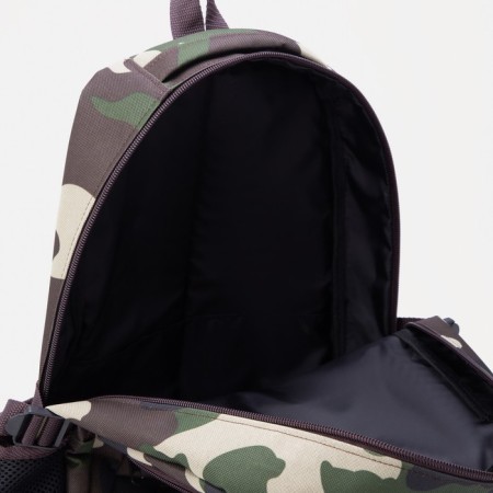 Tourist backpack, 22 l, lightning department, 5 outer pockets, ZFTS, camouflage color/khaki-7