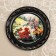 Panel-melting "Flowers", D = 18 cm, lacquer miniature, mix