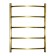 Water towel Domoterm "Calipso", P5, 5 crossbars, 500 x 500 mm, bronze