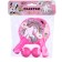 Gaming set, 8 × 12 cm rackets and two balls, Minnie Mouse, Disney