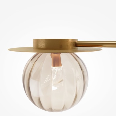 Ceiling light MayToni Mod291CL-05BS1, E14, 5x40 W, 1238x646x224 mm, brass-5