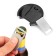 Beer thermost man, 600 ml, beer, opener, black