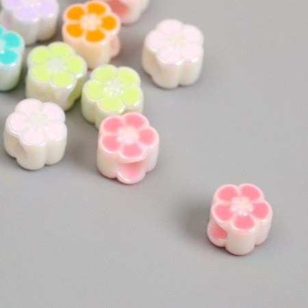 Busina for creativity plastic "Flower Flower" Miks Mix 0.7x1.1x1.1 cm-1