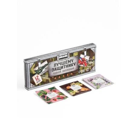 Gift tea "Best Defender" 3 tastes, 12 bags-2