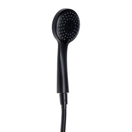 ACCOONA A71126F bath mixer, single -leaf, pour 350 mm, shower set, black-5