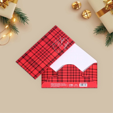Set of envelopes "New Year - 1" 10 pieces, 17 x 8 cm, new year-18