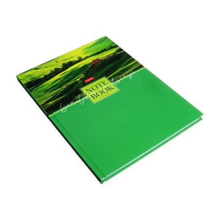 Business block of A4, 120 sheets "Green Valley", glossy lamination, 5-color block, block 65 g/m2-1