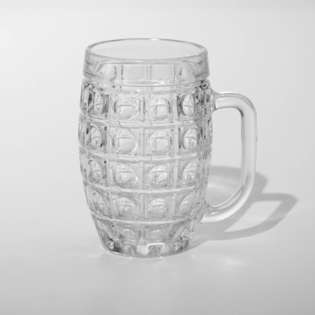 Linza/Romb beer mug, 500 ml, glass, mix-3