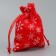 Bag gift canvas "Morozko", snowflakes, 10 x 12 cm +/- 1.5 cm, New Year