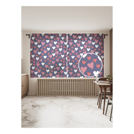 Photo "Snowfall from hearts", size 145x180 cm, 2 pcs