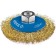 Brush for Ushm bison 35267-100_z02, "plate", twisted, brass, steel, 0.3 mm