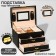 Steam for jewelry "Casket" sliding with a mirror, 17.5 × 14 × 13.5, color black