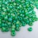 Glass beads 6/0 "chameleon matte. Melange. Forest" 30 g