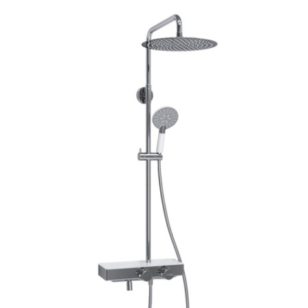 The shower system Wasserkraft A113.11.058.ch Thermo, tropical shower, thermostat, chrome