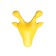 Furniture hook Cappio Giraffe, two -rod, yellow