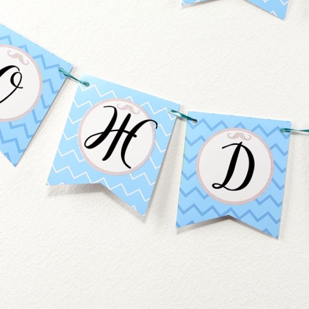 Paper garland on the Gentleman tape-3