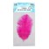 Feather for decor, size: 24 cm, fuchsia color