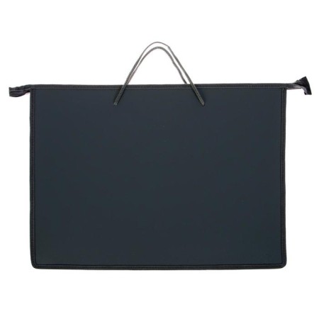 Folder for drawings and drawings A3, 470 x 335 x 50 mm, with handles, plastic, lightning from above, 0.8 mm, PM-A3-35, gray