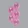 Shar Latex 12 "Happy Birthday, Beauty", Crystal, 5 pcs.