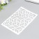 Plastic stencil "leaves" 24x16 cm