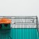 The cage for rodents "Pigzon" No. 4, with a floor, equipped, 37x26x18 cm, turquoise