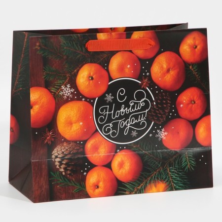Laminated horizontal "Mandarin" laminate, ML 27 x 23 x 11.5 cm, New Year-3