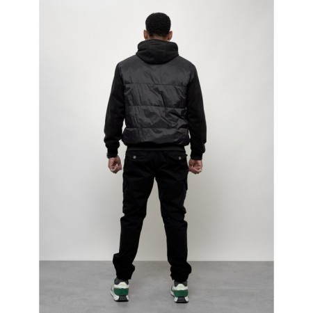 Sports male jacket, size 52, black color-13