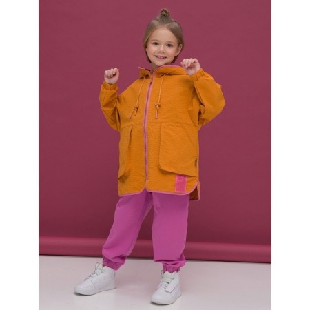 Windbreaker for girls, height 92 cm, amber color-3